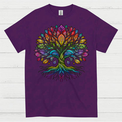 Colorful Tree Of Life Pride T Shirt