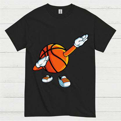 Dabbing Basketball Cartoon T Shirt