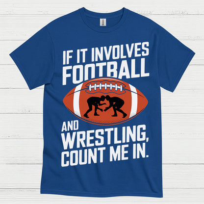 Football Wrestling Fan Pride T Shirt