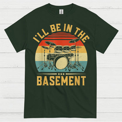 Basement Practice Drummer T Shirt