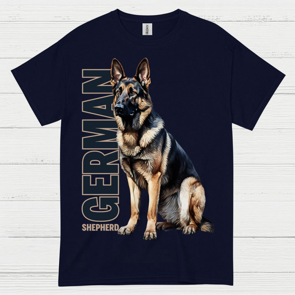 German Shepherd Classic Loyal Dog T Shirt