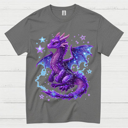 Galaxy Purple Dragon T Shirt