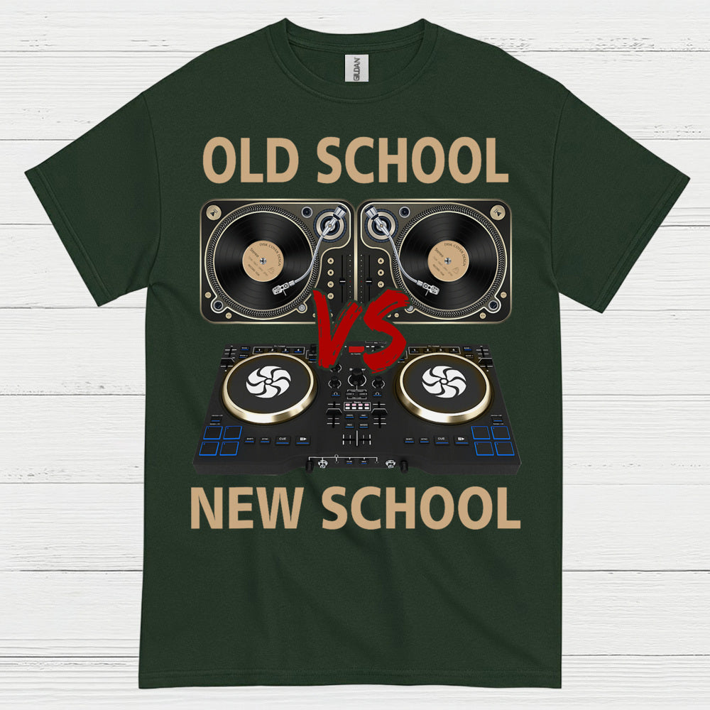Old School New School DJ T Shirt