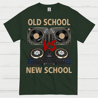 Old School New School DJ T Shirt