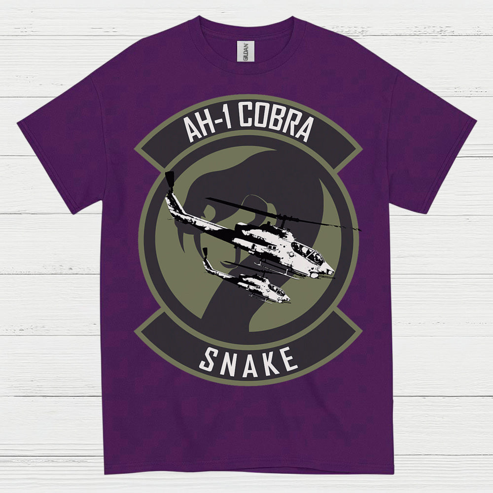 AH-1 Cobra Snake Attack Helicopter T Shirt