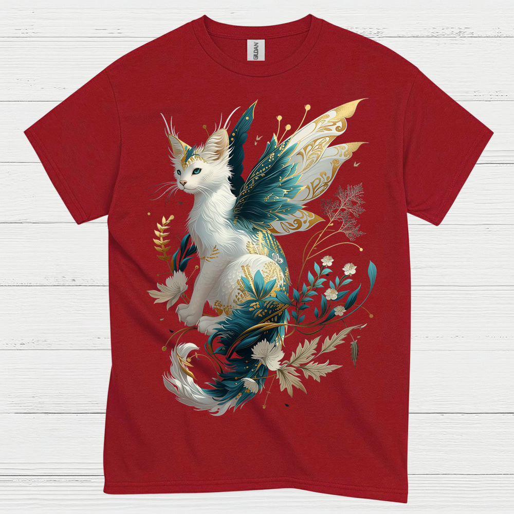 Fairy Cat Fantasy Art T Shirt