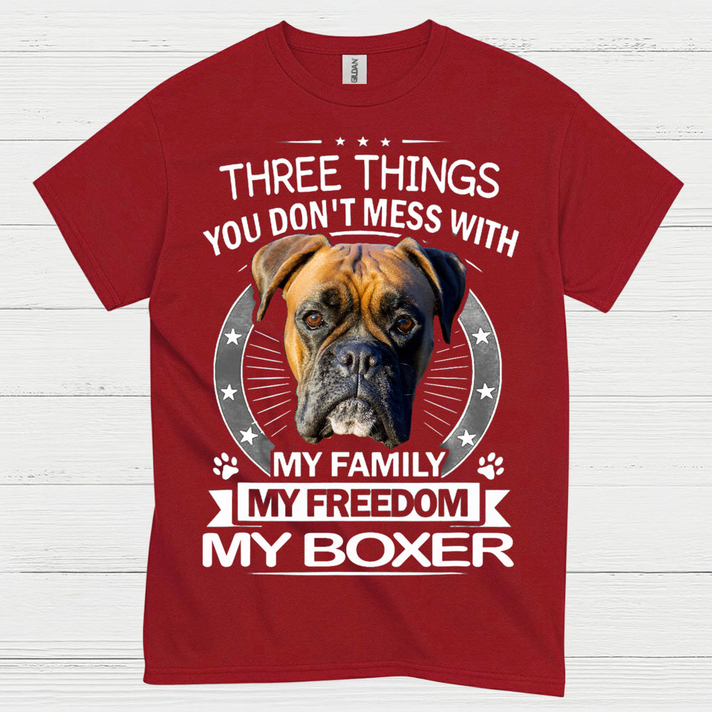 My Family My Freedom My Boxer T Shirt