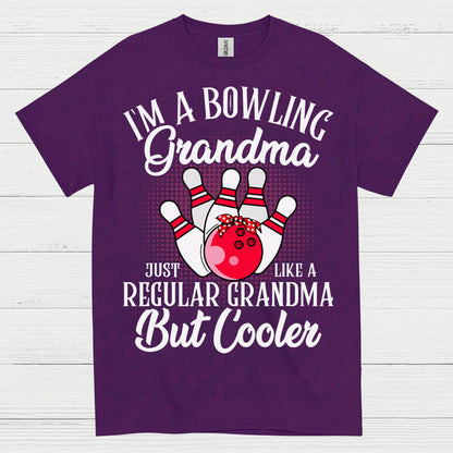 Bowling Grandma But Cooler T Shirt