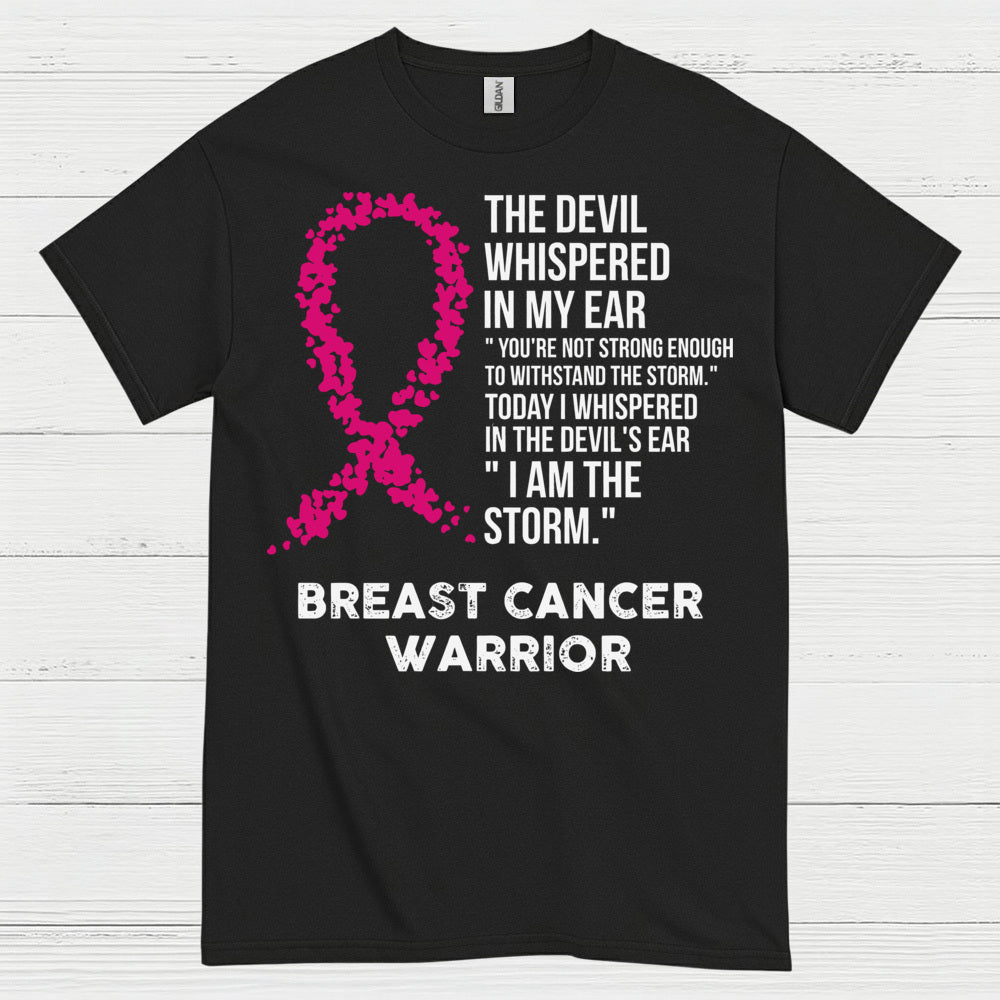 Breast Cancer Warrior Inspirational Quote T Shirt