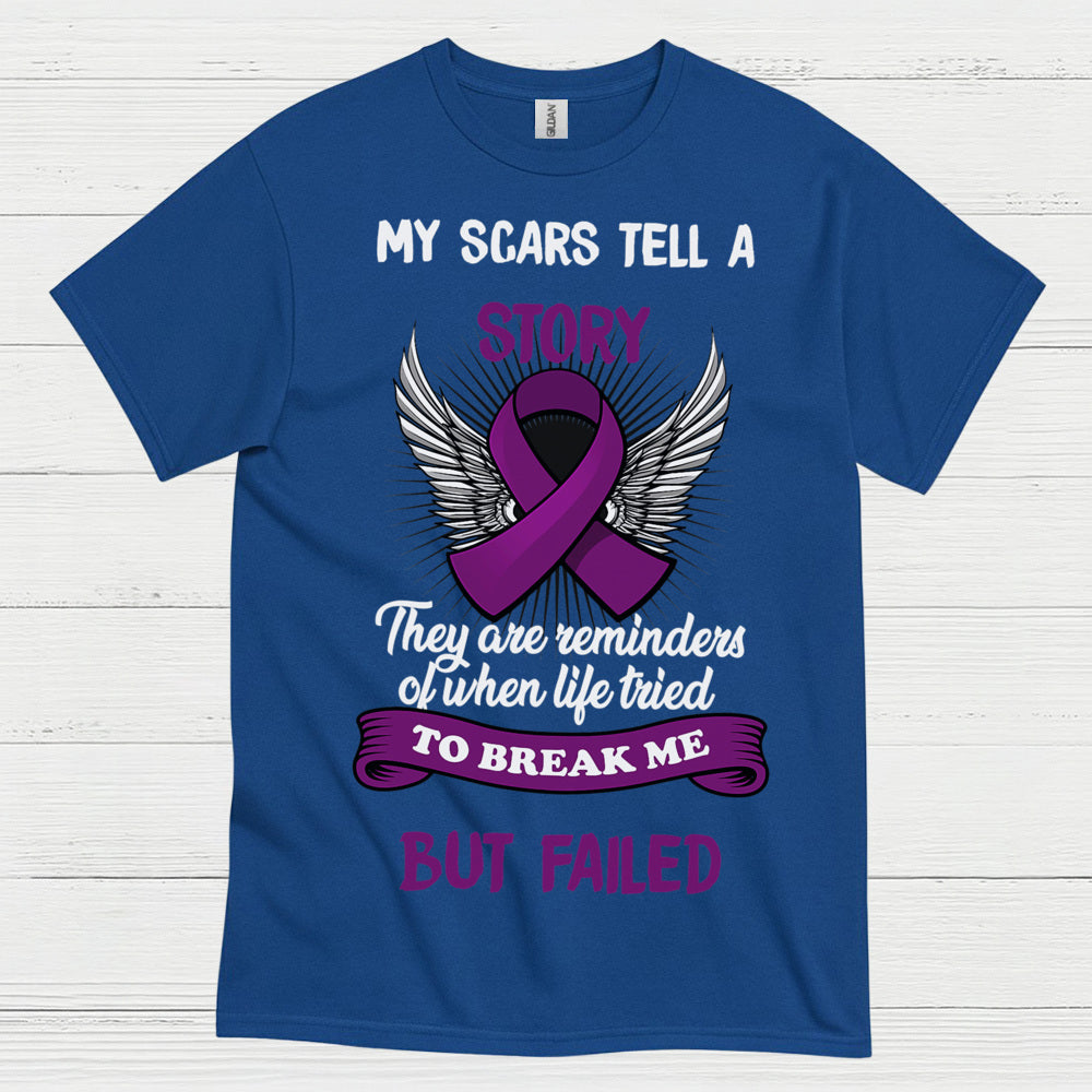 My Scars Tell A Story Epilepsy T Shirt