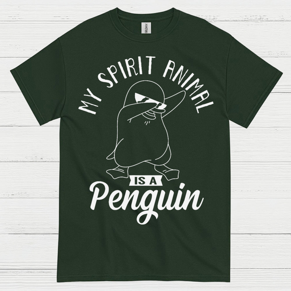 My Spirit Animal Is A Penguin Quote T Shirt