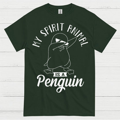 My Spirit Animal Is A Penguin Quote T Shirt