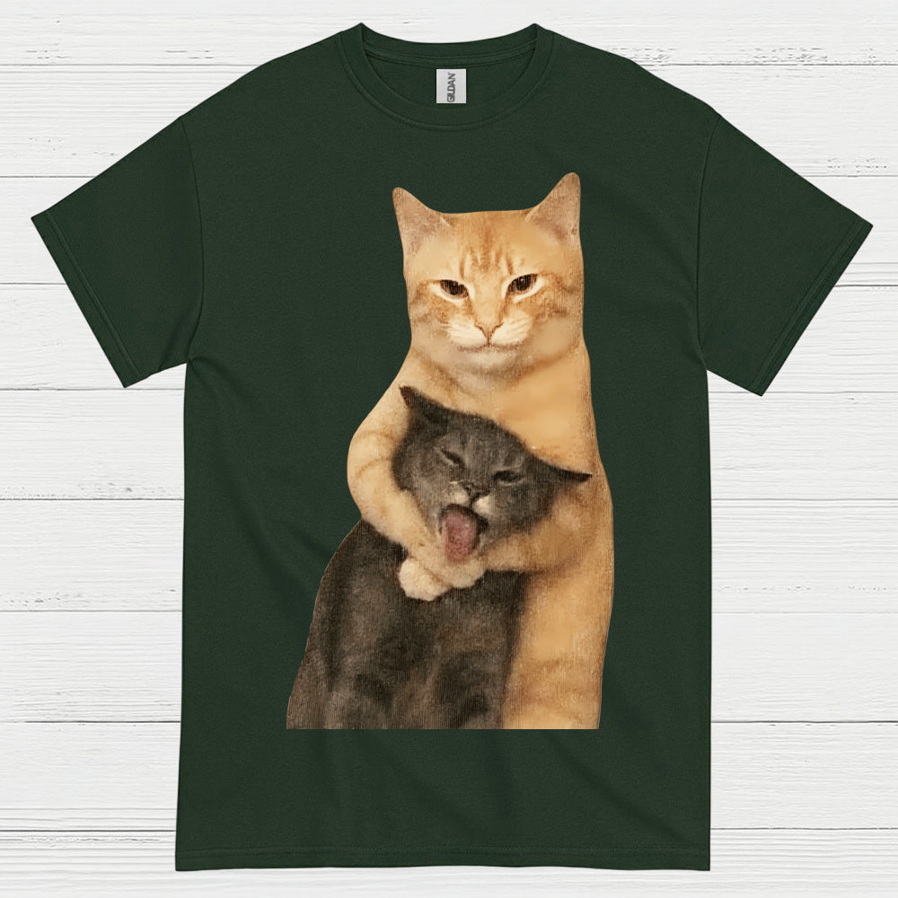 Funny Cat Hug Meme T Shirt