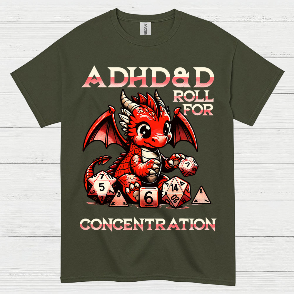 ADHD Dragon Gamer T Shirt