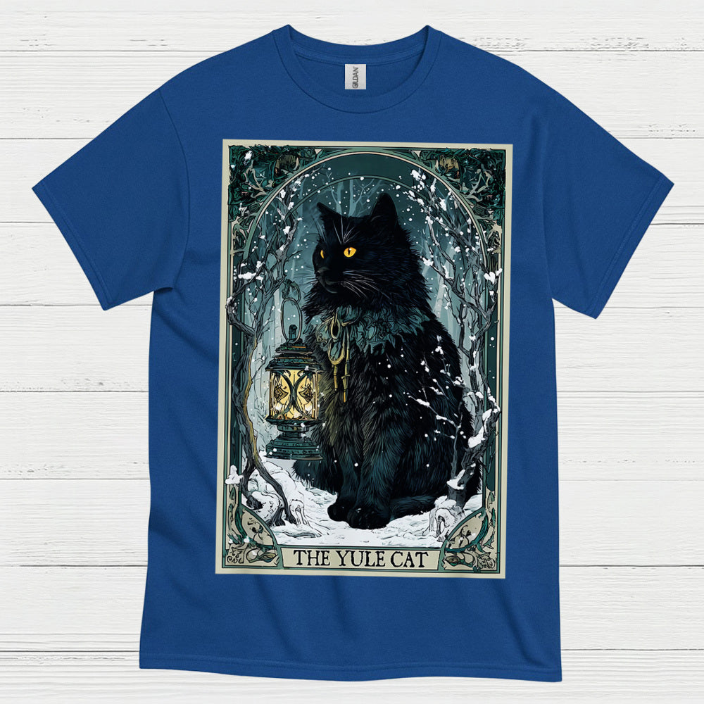 Yule Cat Winter Art T Shirt