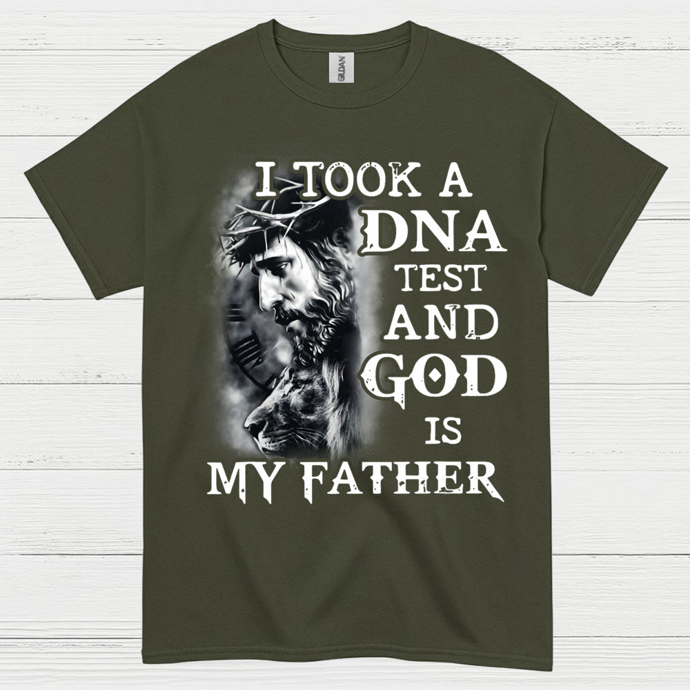 God Is My Father DNA Test Christian T Shirt