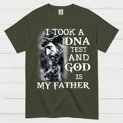 God Is My Father DNA Test Christian T Shirt
