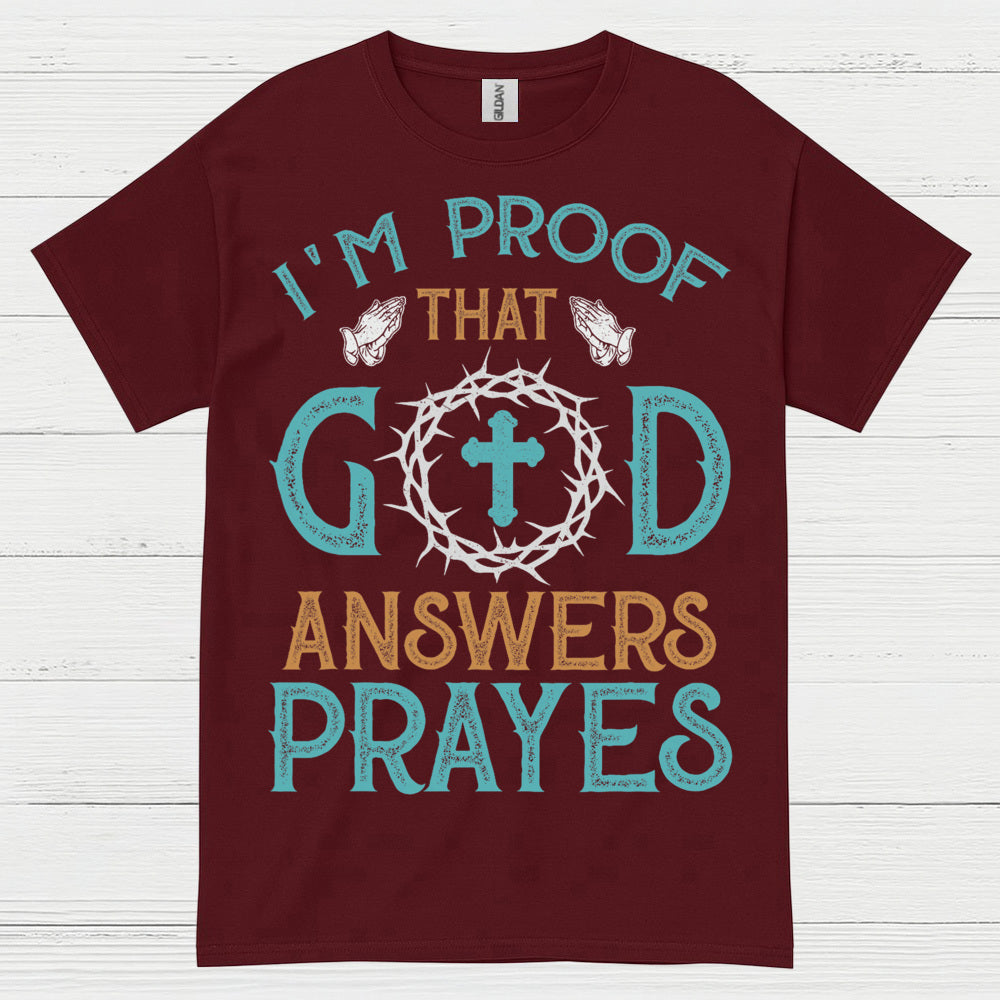 God Answers Prayers Christian T Shirt