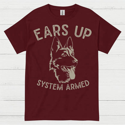 German Shepherd Alert Loyalty Guard Dog T Shirt