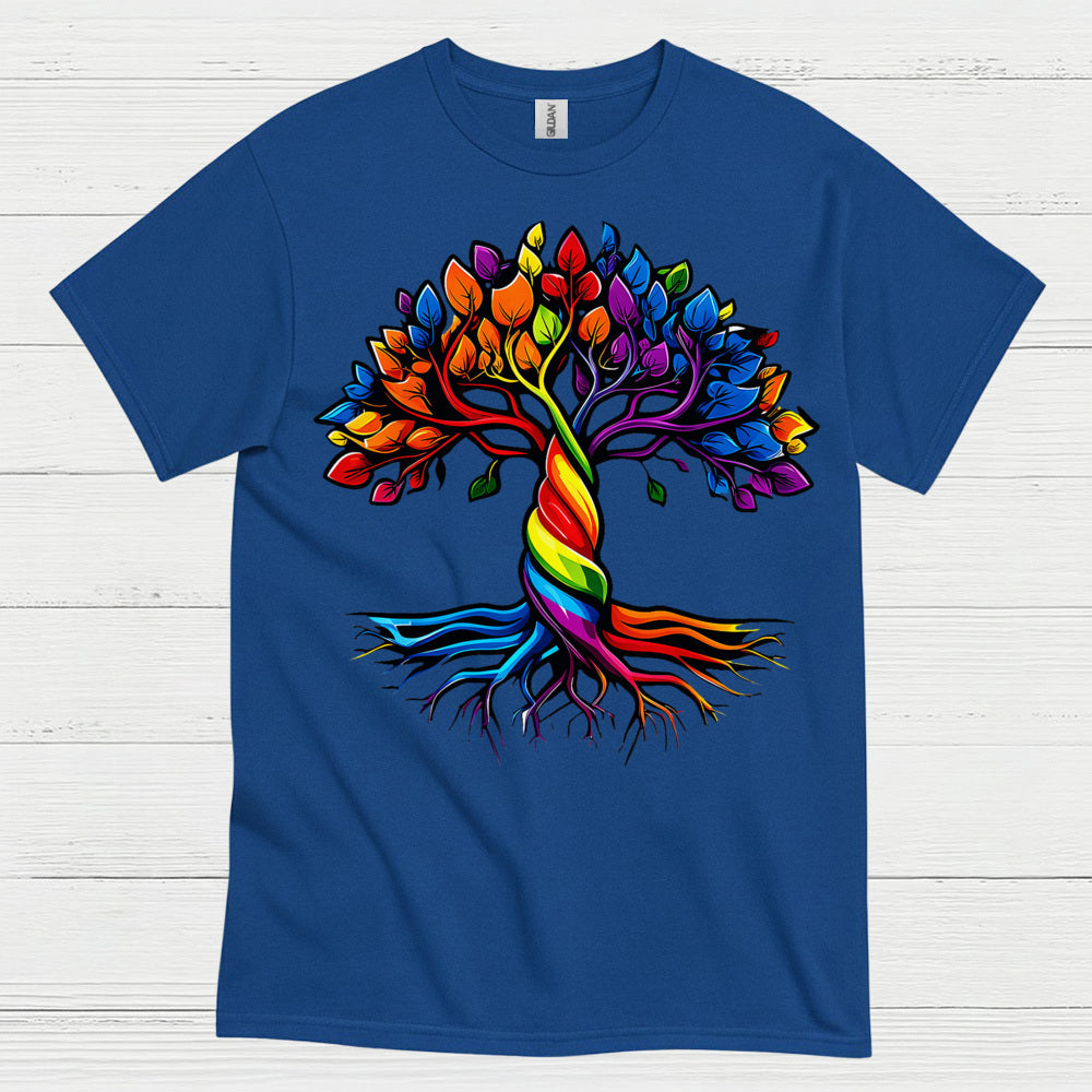 Rainbow Tree Of Life Pride T Shirt