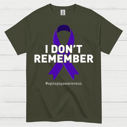 I Dont Remember Epilepsy Awareness T Shirt