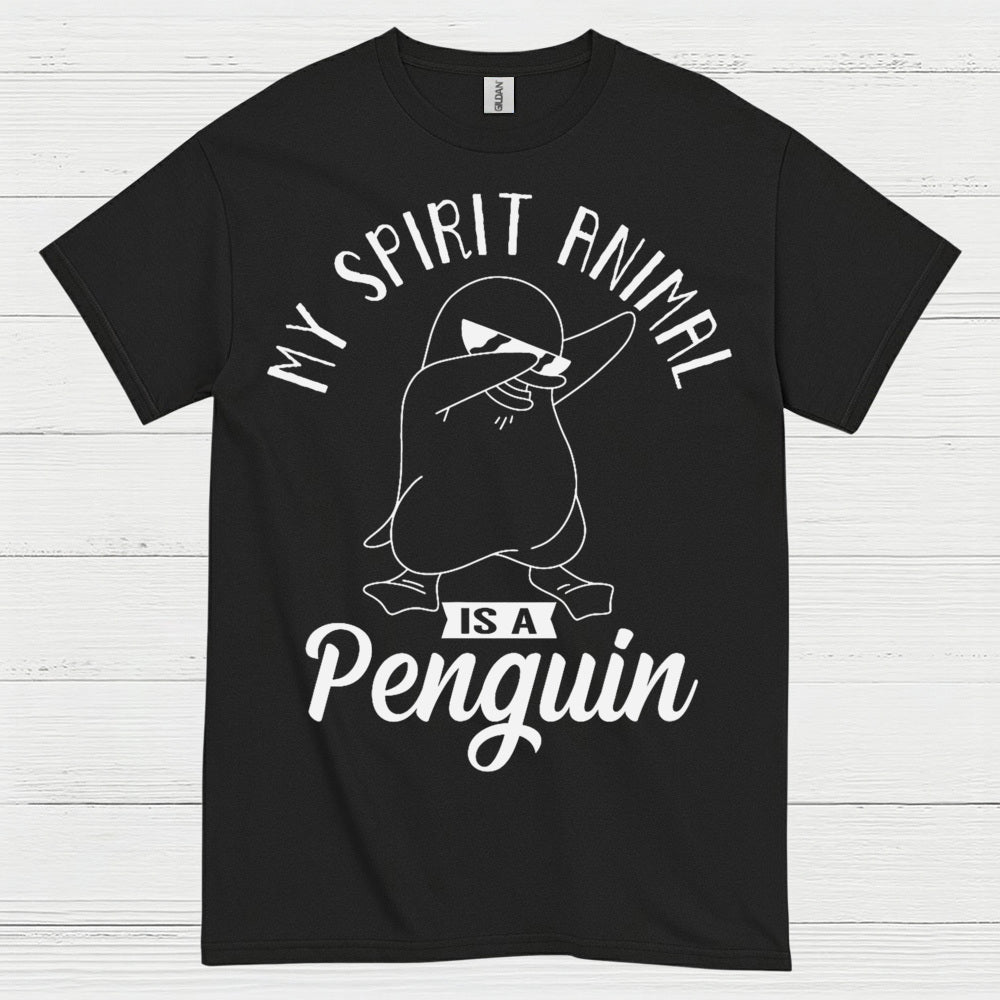 My Spirit Animal Is A Penguin Quote T Shirt