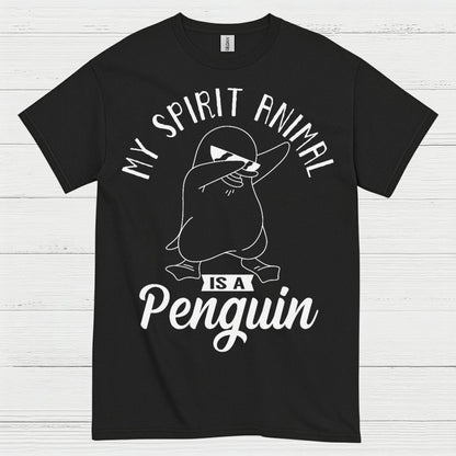 My Spirit Animal Is A Penguin Quote T Shirt