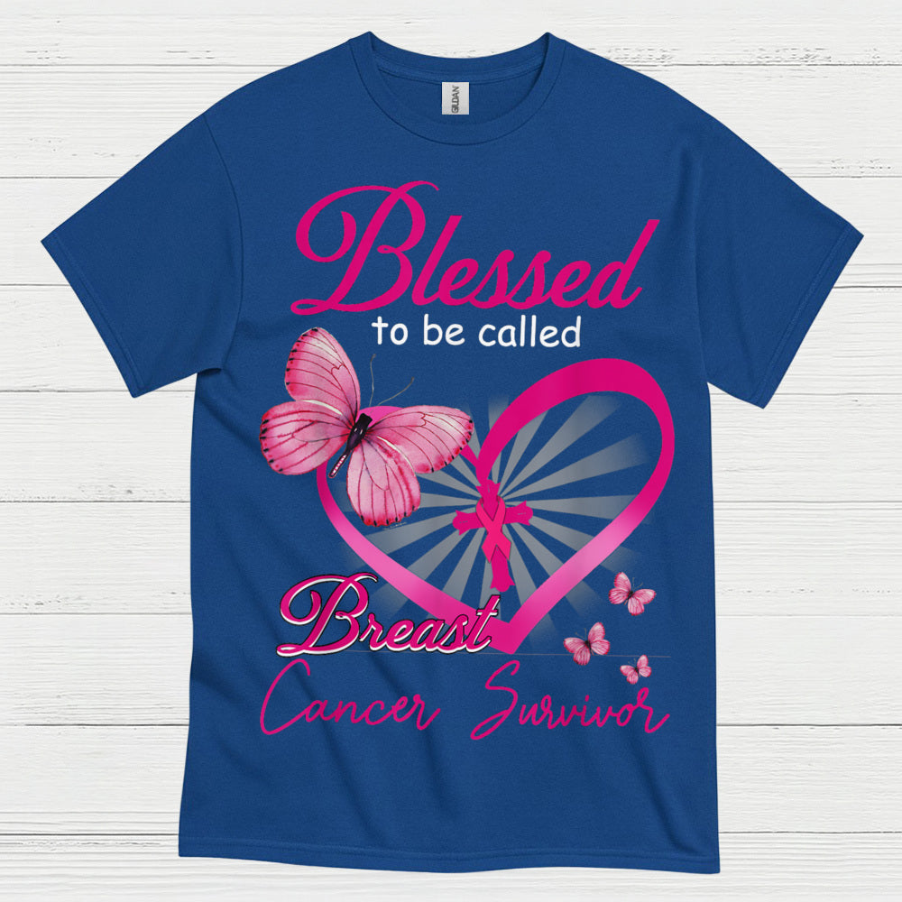 Blessed To Be Called Breast Cancer Survivor T Shirt