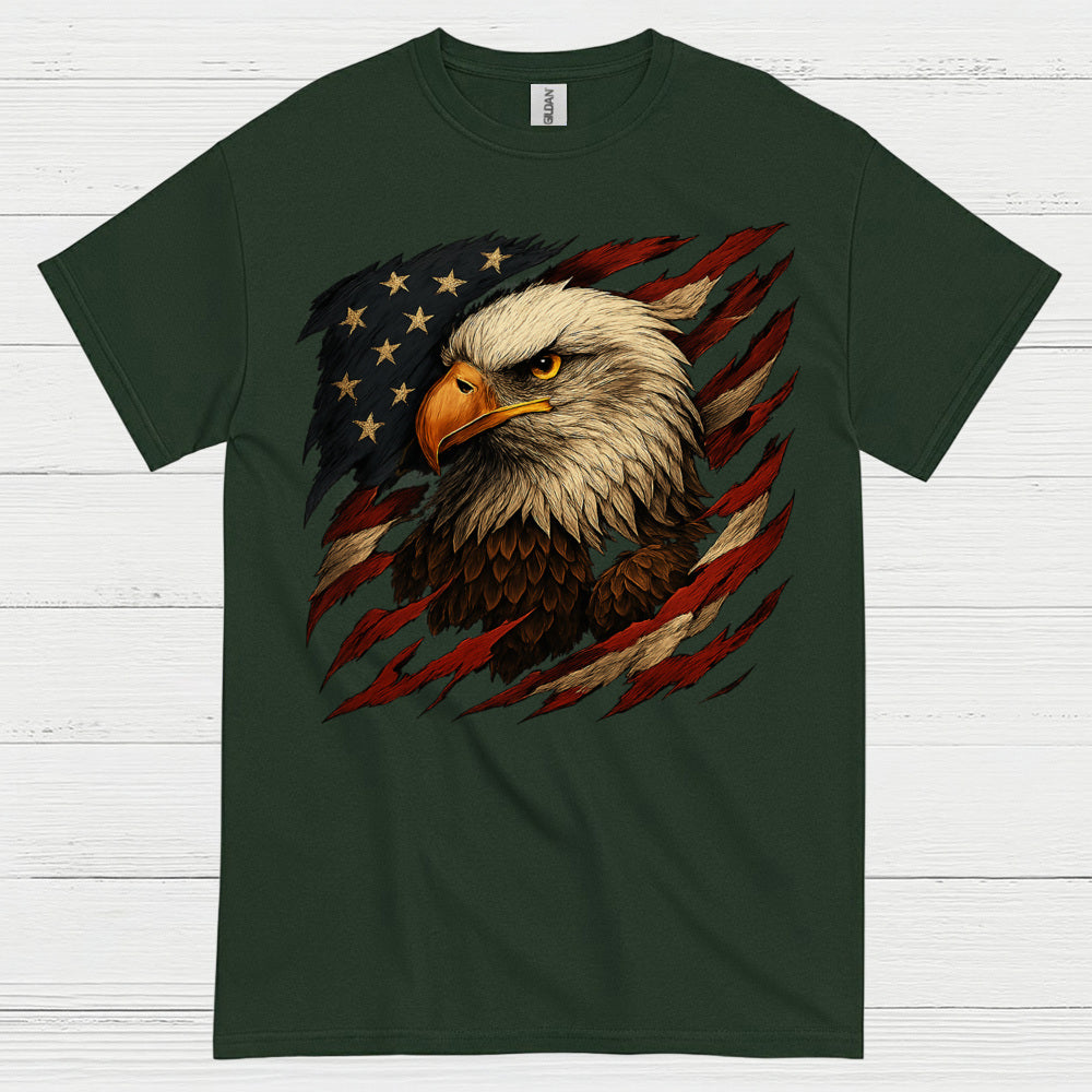 American Bald Eagle Patriotic Freedom Pride T Shirt