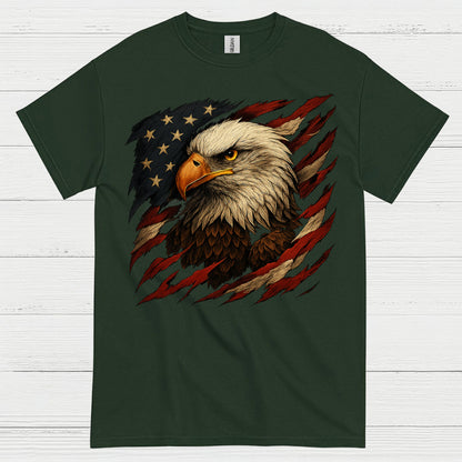 American Bald Eagle Patriotic Freedom Pride T Shirt