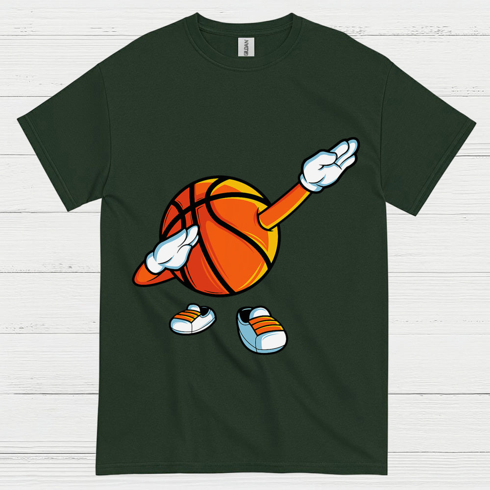 Dabbing Basketball Cartoon T Shirt