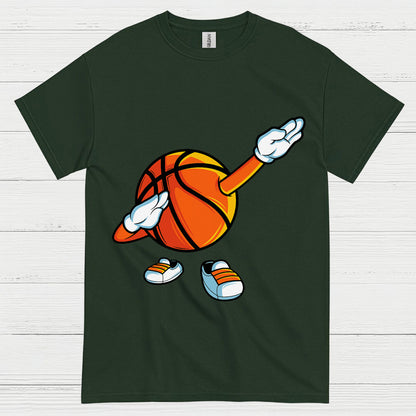 Dabbing Basketball Cartoon T Shirt