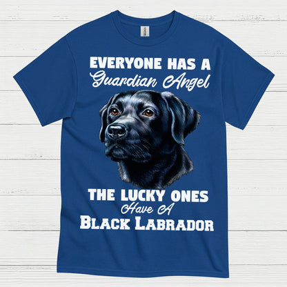 Black Labrador Guardian Angel Quote T Shirt