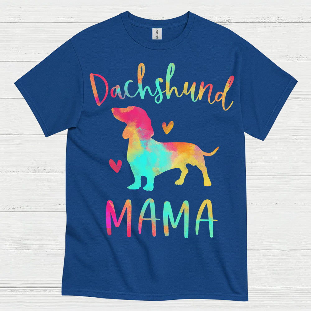Colorful Splash Dachshund Dog T Shirt