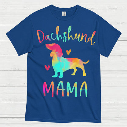 Colorful Splash Dachshund Dog T Shirt