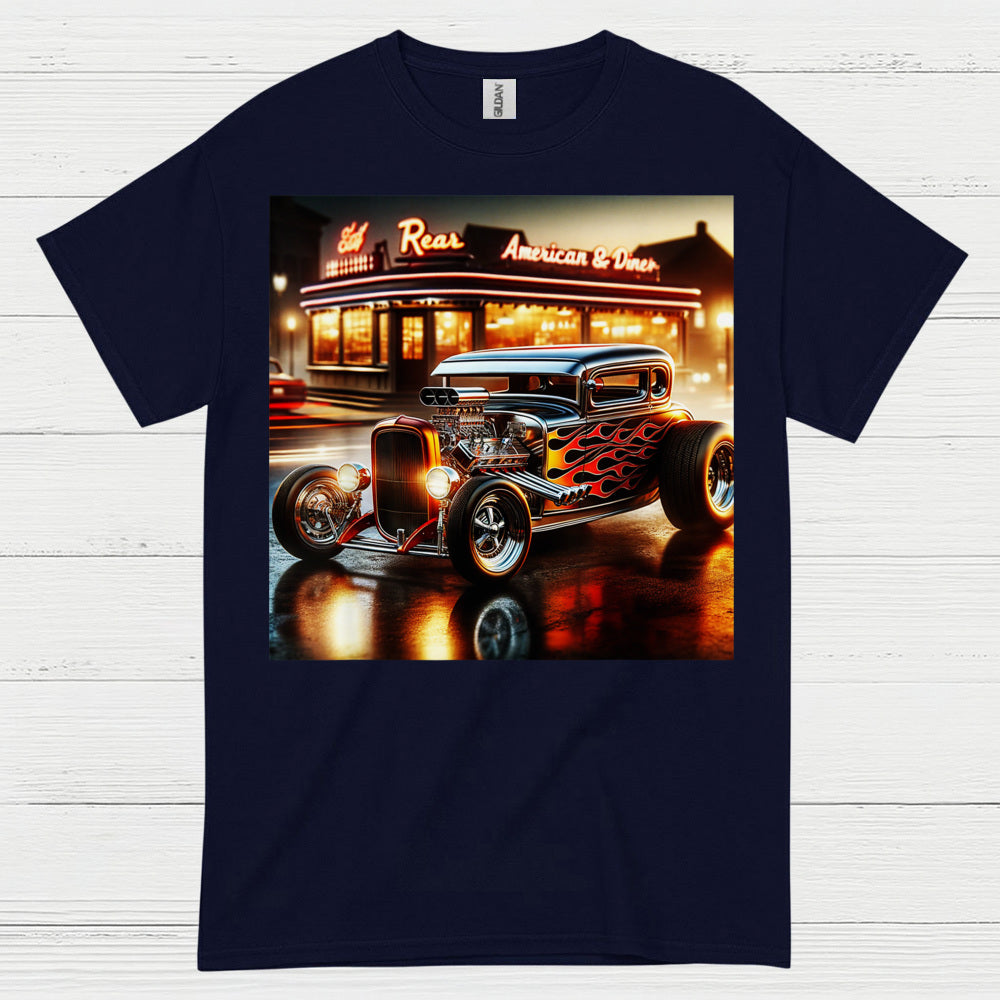 Classic Hot Rod Diner T Shirt