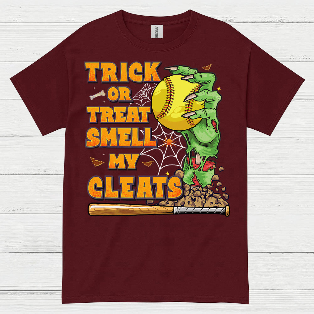 Trick Or Treat Smell My Cleats Softball T Shirt