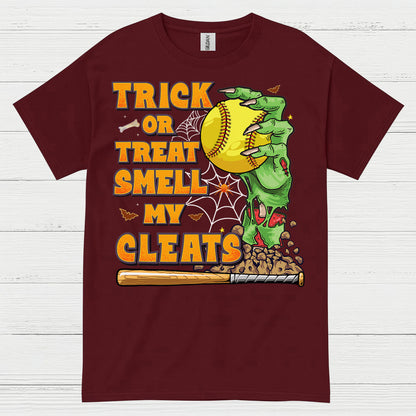 Trick Or Treat Smell My Cleats Softball T Shirt