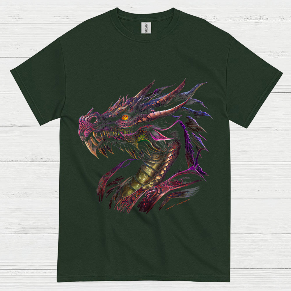 Fierce Dragon Head T Shirt