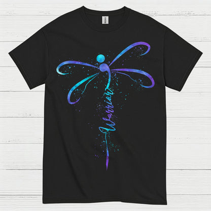 Semicolon Dragonfly Warrior T Shirt