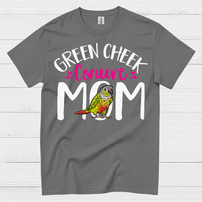 Green Cheek Conure Mom T Shirt