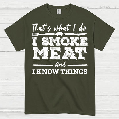 Smoke Meat Know Things T Shirt