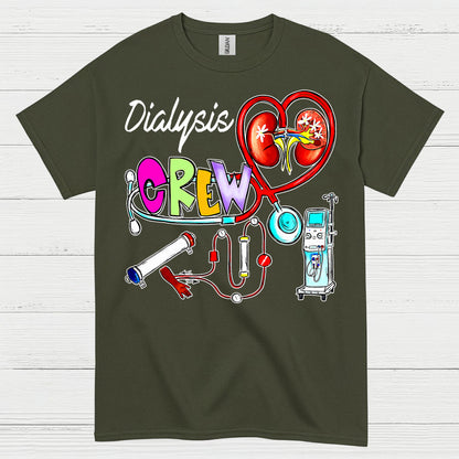Dialysis Crew Support Awareness T Shirt