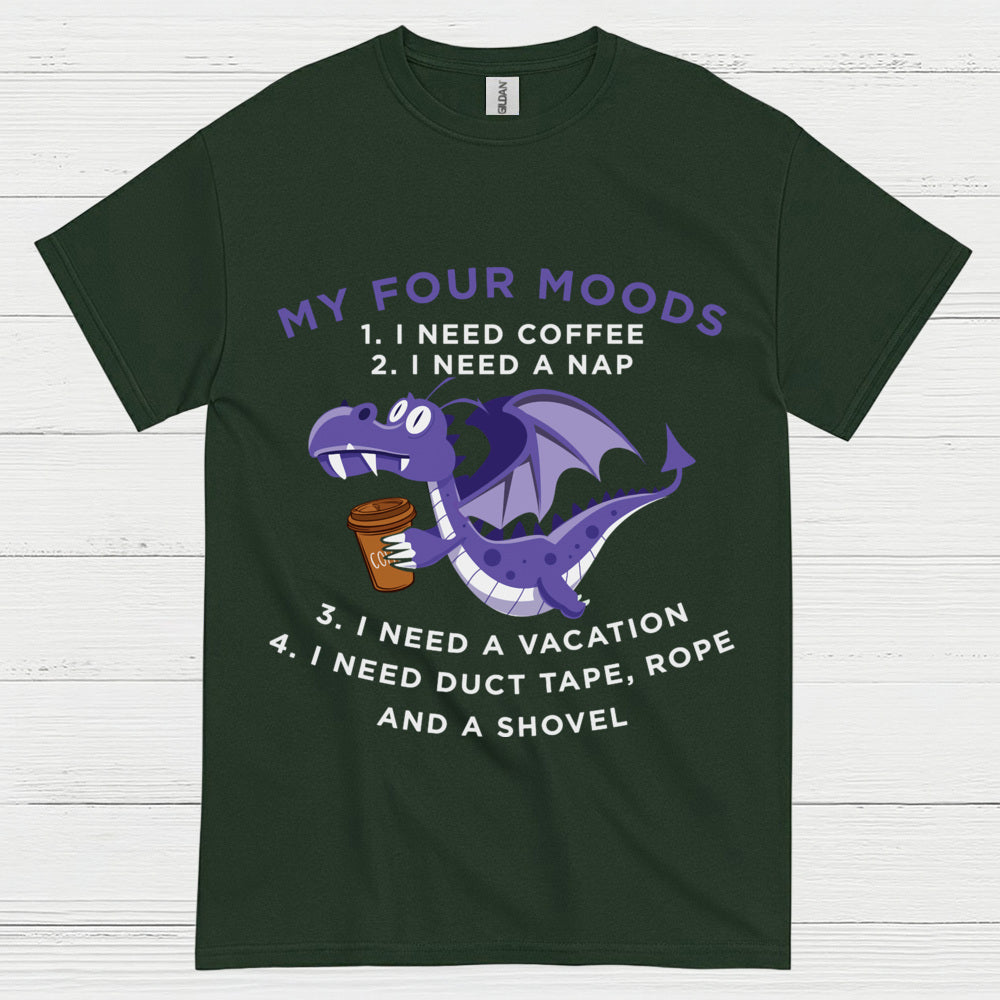 Sarcastic Coffee Dragon T Shirt
