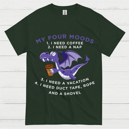 Sarcastic Coffee Dragon T Shirt