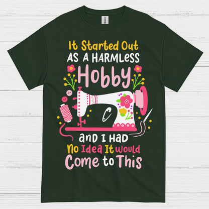 Harmless Hobby Sewing Humor T Shirt