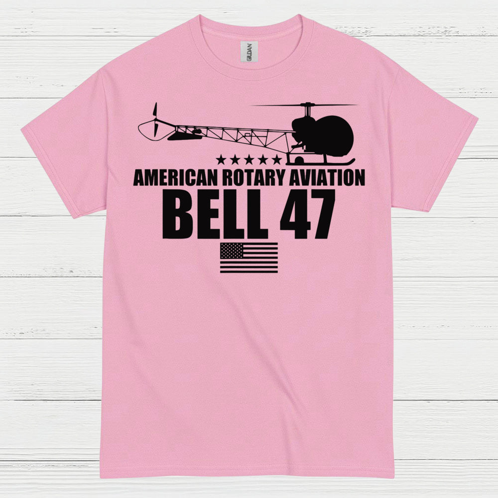 Bell 47 American Rotary Aviation T Shirt