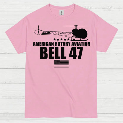 Bell 47 American Rotary Aviation T Shirt
