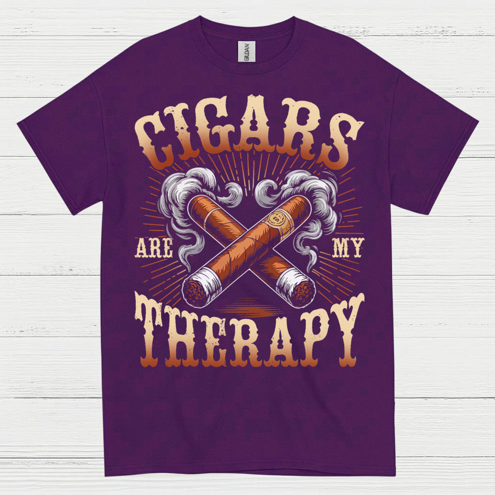 Cigars Are My Therapy Cigar Lover T Shirt