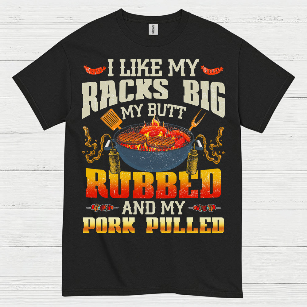 Big Racks And Pulled Pork BBQ T Shirt